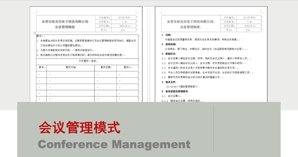 東莞市歐克拉電子科技有限公司全面升級管理項目