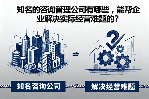 知名的咨詢管理公司有哪些，能幫企業(yè)解決實(shí)際經(jīng)營(yíng)難題的？